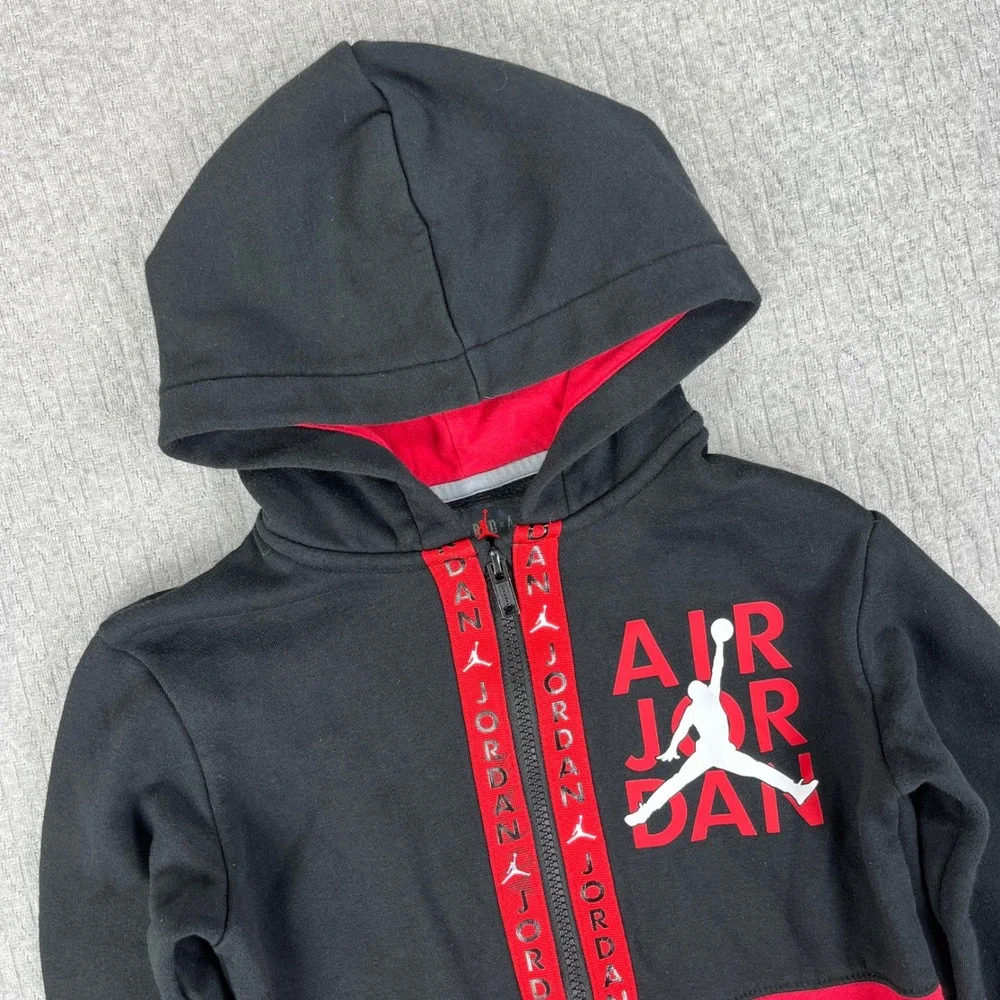 Nike Michael Air Jordan‎ Hoodie Kids Youth S Full Zip Jumpman NBA Pro basketball